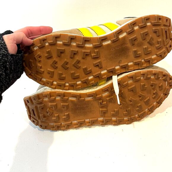 Adidas Originals Retropy E3 Sneakers Lace Up Green Yellow 10.5 - Picture 7 of 9